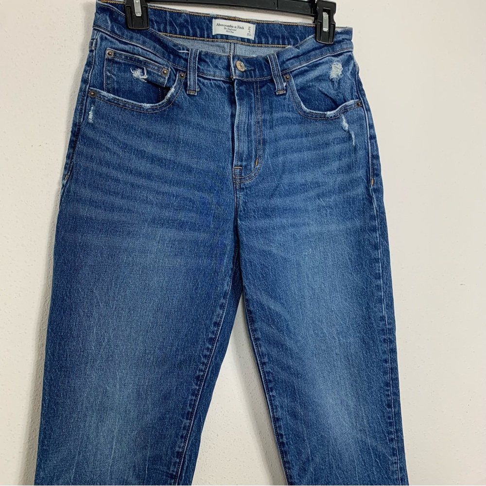 Abercrombie & Fitch The Boyfriend Mid Rise Jean Sz 27/4R - Picture 2 of 7